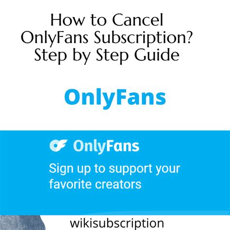 how to unsubscribe from onlyfans account|Effortlessly Cancel Your OnlyFans Subscription in 5。